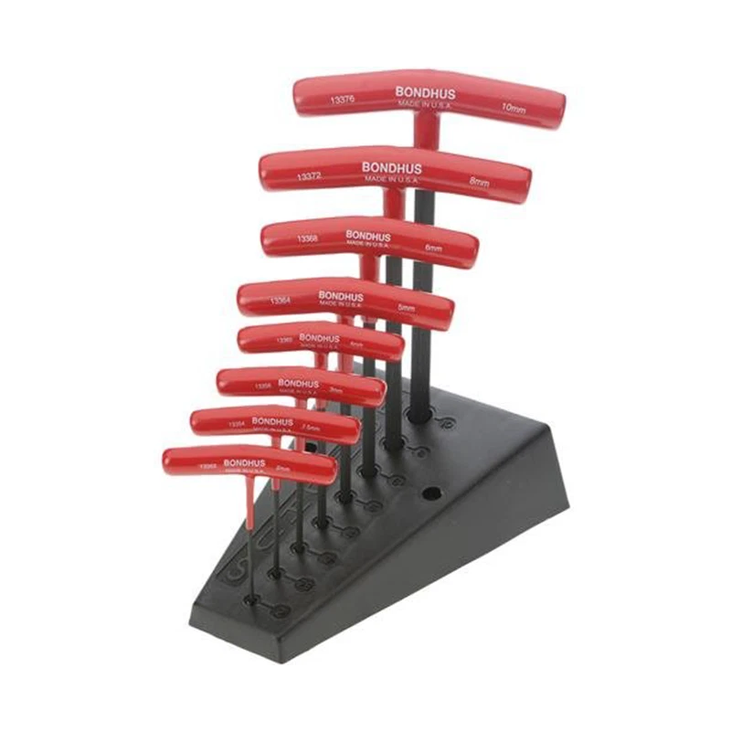 Bondhus 13389 Hex T-handle Set with Stand, 8 Piece - Image 1 of 1