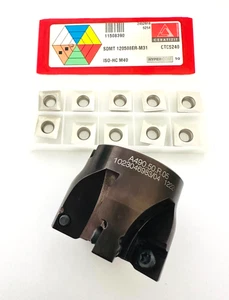 CERATIZIT A490.50.R.05-12 Milling Head Cutter+ 10 pcs. SDMT 120508ER-M31 CTC5240 - Picture 1 of 8