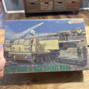 1/35 DRAGON M270 MLRS W/M26 ROCKET PODS #3523 NEW PLASTIC ARMOR MODEL KIT - Picture 1 of 9