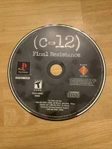 Sony PlayStation 1 PS1 C-12: Final Resistance Tested/Working Disc Only - Picture 1 of 4