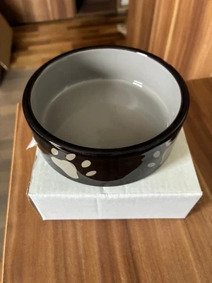 Trixie Keramik Fressnapf mit Pfoten 300 ml Durchmesser 12 cm - Bild 1 von 2