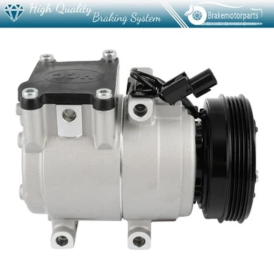Compressor CA A/C com embreagem para Kia Spectra 1.8L 2001 2002 2003 2004 - Imagem 1 de 4