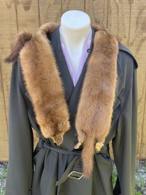 Vintage Fur Scarf - Mink Stole From 1930s Fur Stole Mink Wrap - Image 1 of 4