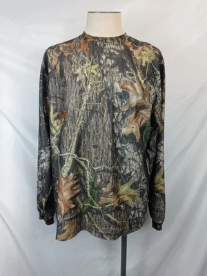 Gander Mountain Mens Large Camo Shirt Long Sleeve Hunting Performance Mesh Camo - Image 1 of 4