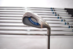 【RARE】 11pcs Callaway X-16 Steelhead 2-9-PW-AW-SW Iron Set Flex Stiff RH - Picture 1 of 12