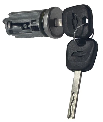 Cilindro de bloqueo de encendido para Chevrolet 19-25 selecto con 2 llaves de transpondedor 13528553 Foto 1 de 4