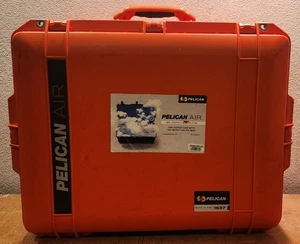 Orange Pelican 1637 case. Foam included/removable. Push button latches. - Picture 1 of 10