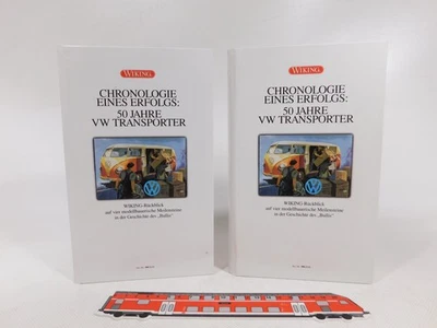 2X Wiking H0 1:87 990 20 49 Set 50 Anni VW Transporter THW Ecc Mint+Box #DN19-1 - Immagine 1 di 4
