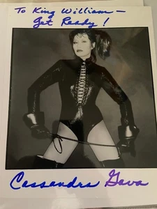 Vintage Conan/Nachtschicht Cassandra Gava signiertes 8 x 10 Foto/an William/kostenloser Versand! - Bild 1 von 1