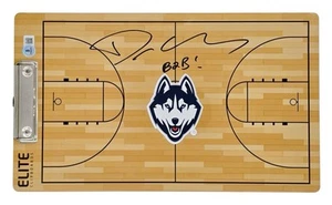 DAN HURLEY UCONN HUSKIES SIGNED CLIPBOARD COACHES ELITE B2B CHAMPS BECKETT COA - Picture 1 of 2