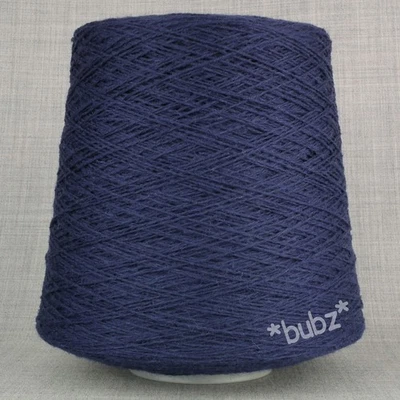 SOFT PURE SHETLAND WOOL 3 PLY YARN FRENCH BLUE 400g CONE HAND & MACHINE KNITTING - Image 1 of 2