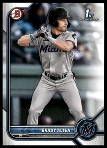 2022 Bowman 1st Edition #BPPF-36 Brady Allen - Picture 1 of 2