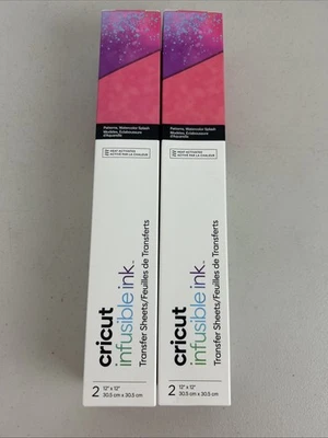 Cricut Infusible Ink Transfer Sheets -2 Sheets 12" x 12" - Watercolor Splash - Image 1 of 4