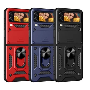 For Samsung Galaxy Z Flip 4 Case,Military Grade Shockproof Kickstand Cover Case - Picture 1 of 28