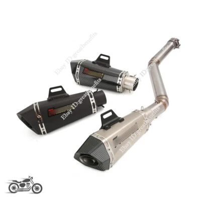 Silenciador silenciador tubo de escape medio 51 mm para CF-Moto 650MT 650NK 400NK 2014-2024 Foto 1 de 4