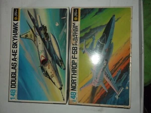 (2) VINTAGE FUJIMI 1/48 MODELS DOUGLAS A4E SKYHAWK/NORTHROP F-5B - Picture 1 of 5