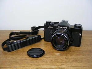 Mamiya NC1000s 35mm SLR Camera Black 50mm 1:1.7 CS Lens - New Light Seals Damper - Foto 1 di 12
