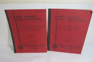 Defence Research Medical Laboratories, Aircraft Pilot Performance x 2 volume set - Imagen 1 de 6