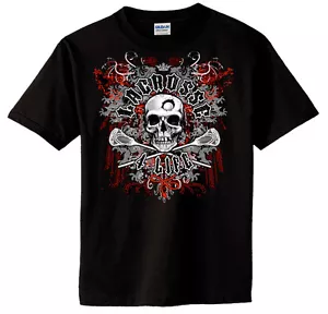 Lacrosse 4 Life T-Shirt Jersey Short and Long Sleeve Tee New Youth & Adult Sizes - Bild 1 von 1