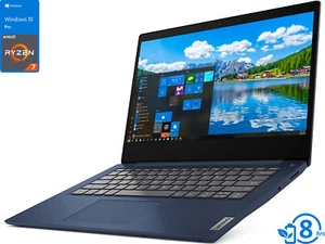 Lenovo IdeaPad 3, 14" FHD, Ryzen 5 5500U, 12GB RAM, 512GB SSD, Windows 10 Pro - Picture 1 of 7