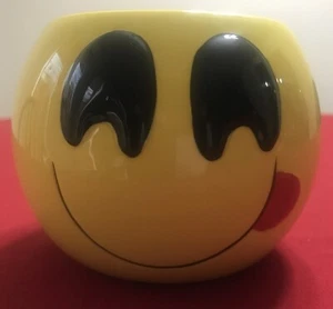 Deliciosa taza de café emoji cara sonriente de gran tamaño de 16 oz ¡Nueva! - Imagen 1 de 6