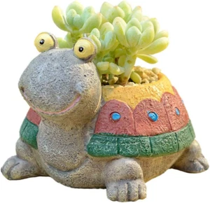 Cute Animal Shaped Cartoon Home Decoration Succulent Planter Flower Pots (Colorf - Picture 1 of 12