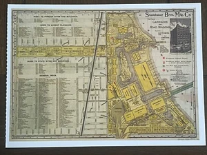 POSTKARTE UNBESPIELT CHICAGO, WORLD’S COLUMBIAN EXPO 1893 - STUDEBAKER KARTE - Bild 1 von 3