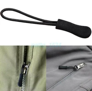 30X ZIPPER PULLS ZIPPER PULLERS REPLACEMENT BROKEN ZIP CORD PULLER SLIDER AU - Picture 1 of 9