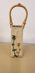ORIENTAL CERAMIC BRUSH HOLDER 10" INCHES IN HEIGHT - Picture 1 of 5