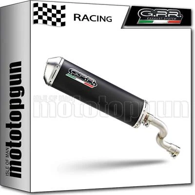 ligne complete racing open aluminium noir gpr pour yamaha x-max 300 ie 2018 18 - Photo 1/3