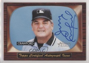 2004 Bowman Heritage Signs of Authority Jerry Crawford #SA-JC Auto