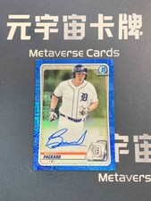 2020 Topps Bowman Chrome Bryant Packard Blue Mojo Refractor Autograph 124/150