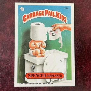 1986 Topps GARBAGE PAIL KIDS Set SPENCER DISPENSER #171b GPK OS5 - NM/MINT+ - Picture 1 of 2
