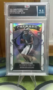 2021 Panini Rookies & Stars Devonta Smith RC #CR-25 Crusade Silver TGA 9.5 GM - Picture 1 of 2