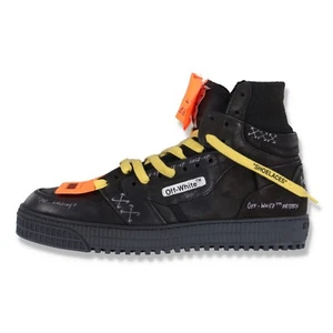 Off-White Black Leather Logo Off Court 3.0 HI-Top Trainers | EU 40, UK 6, US 7 - Bild 1 von 6