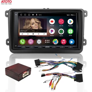 ATOTO A6PF 7" Android 2Din Car Stereo Wireless Carplay For VW Golf/Tiguan/Passat - Picture 1 of 7