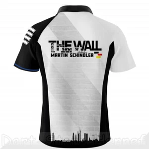 Bull's Dart Shirt Jersey Martin Schindler - The Wall, Size XL - Picture 1 of 2