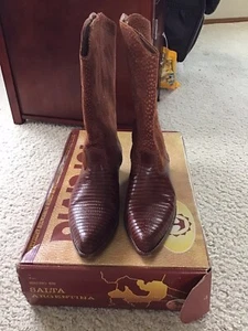 TORCIVA BROWN LEATHER MENS DRESS BOOTS SZ 11 BRAND NEW CONDITION - Picture 1 of 3