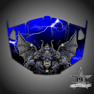 POLARIS RZR 1000 RZR 900S / TRAIL 2014-2015 HOOD GRAPHICS WRAP GUARDIAN BLUE - Picture 1 of 1