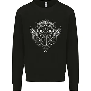 Tattoo Skull Tattooist Artist Kids Sweatshirt Jumper - Picture 1 of 3