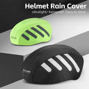 WEST BIKING Bicycle Helmet Rain Cover Reflective Waterproof Dustproof Cover - Picture 1 of 32