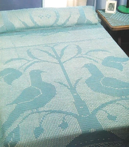 FOLK ART Turtledoves Afghan/Crochet Pattern INSTRUCTIONS ONLY - Picture 1 of 1