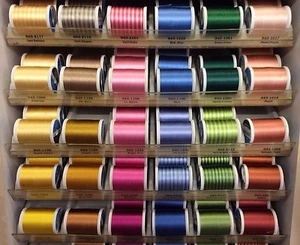 SULKY 40W RAYON EMBROIDERY THREAD-(KING)-VARIOUS COLORS-COLLECTION 2 - Picture 1 of 1
