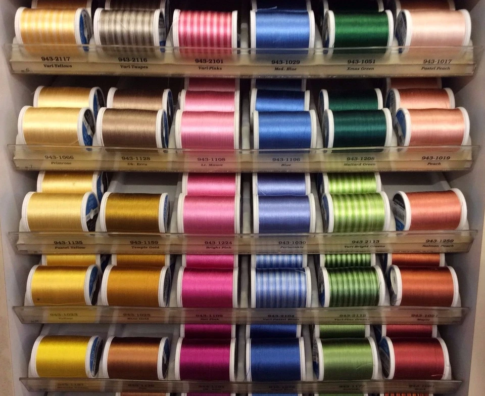 SULKY 40W RAYON EMBROIDERY THREAD-(KING)-VARIOUS COLORS-COLLECTION 2 - Image 1 of 1