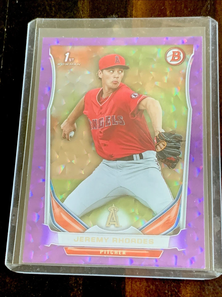 2014 Bowman Draft Purple Ice /99 Jeremy Rhoades #DP113 - Image 1 of 1