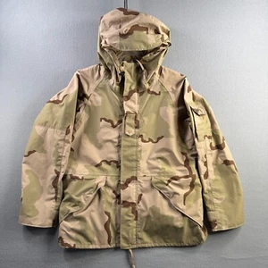 Military Jacket Mens Large Parka Cold Weather Desert 3 Color Camo Rain Wet - Picture 1 of 15