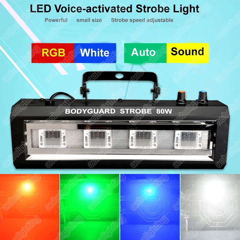 New DJ strobe stage lights KTV Bar Flash Light Disco Lighting Power Flash Lamp - Image 1 of 1