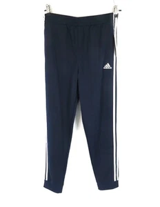 Adidas Boys Navy Athletic Jogger Pants W/ White Stripes Size L (14/16) NWT - Picture 1 of 5