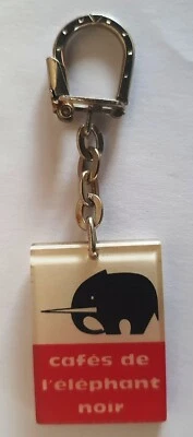 PORTE CLES : cafés de l'éléphant noir - Photo 1/2