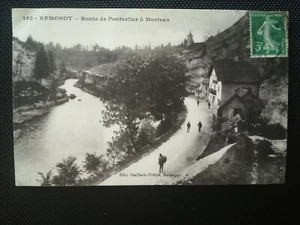 CPA 25 REMONOT - Route de Pontarlier à Morteau - Imagen 1 de 2